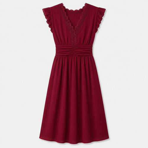 The Amelia Ruffle Midi Dress